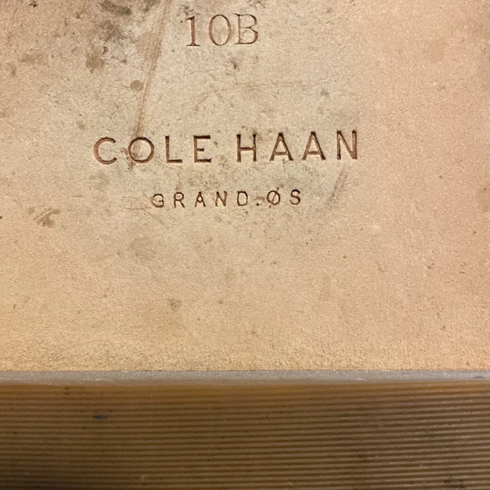 Cole Haan Gold Anica Leather Slide Sandal - Picture 7 of 7